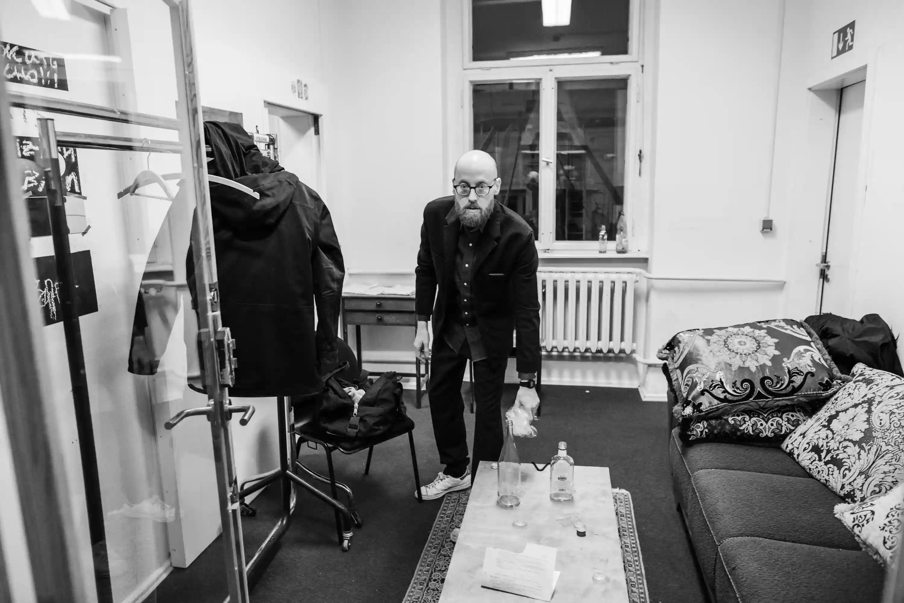 Boris Nielsen bei der Arbeit